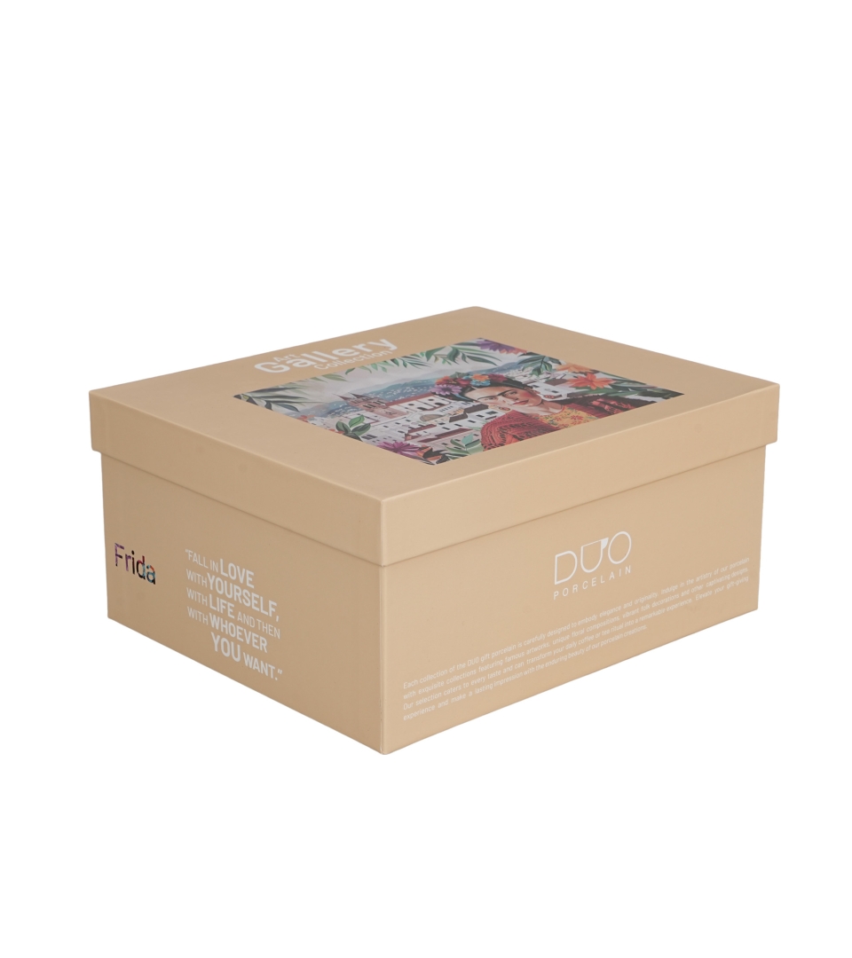 2 filiżanki ze spodkami MEXICAN ART RED