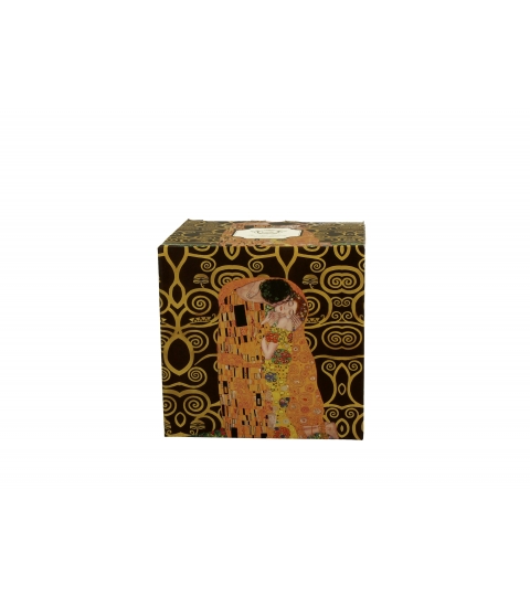Kubek classic THE KISS BROWN inspired by Klimt