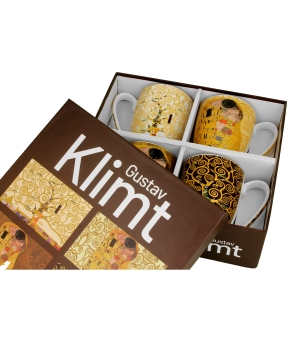 Komplet 4 kubki classic inspired by Gustav Klimt