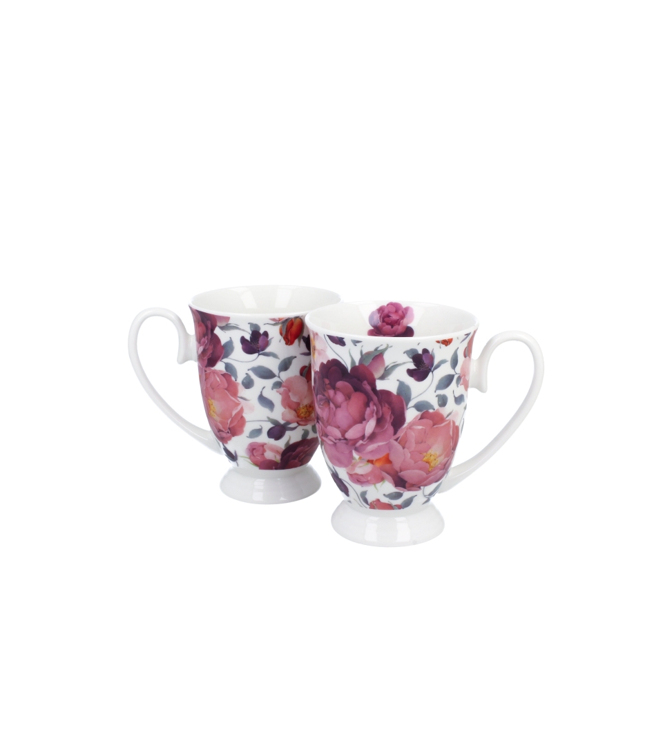 2 kubki royal SPRING ROSES WHITE