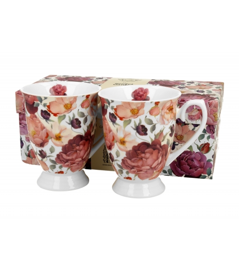 2 kubki royal SPRING ROSES WHITE