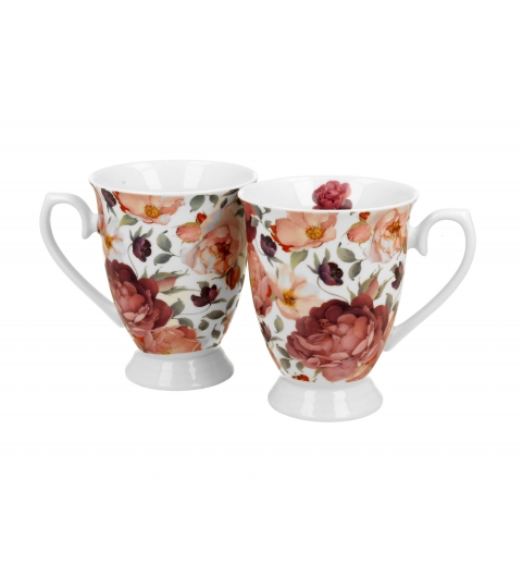 2 kubki royal SPRING ROSES WHITE