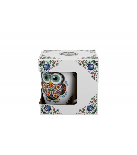 Kubek classic SOWA ETNO (window box)