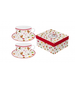 2 Filiżanki ze spodkami SWEET CHRISTMAS