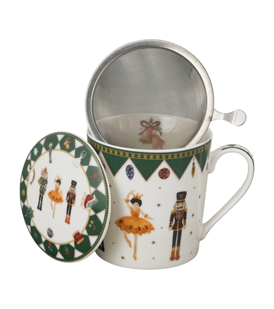 Kubek z zaparzaczem w opakowaniu domek NUTCRACKERS