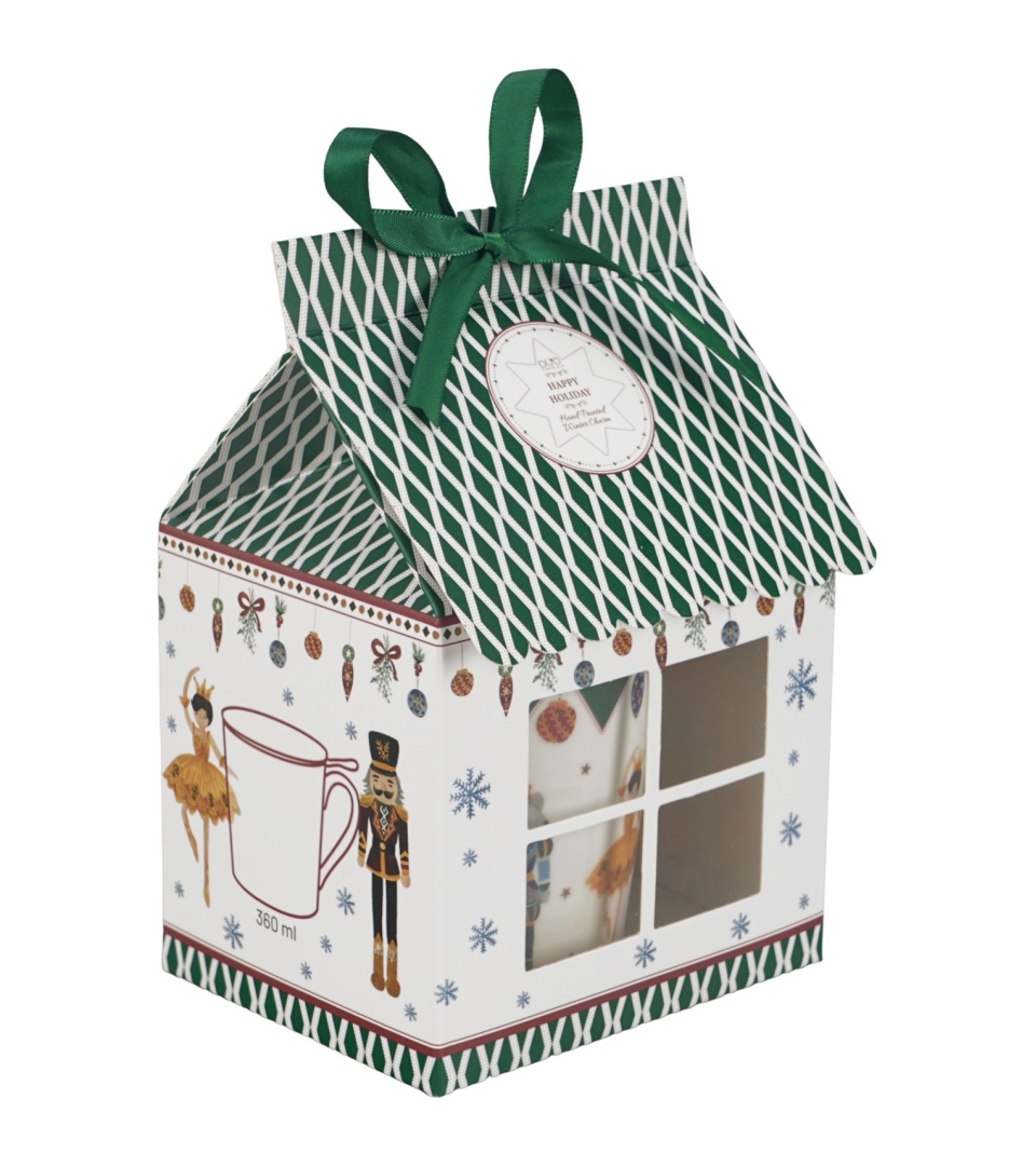 Kubek z zaparzaczem w opakowaniu domek NUTCRACKERS