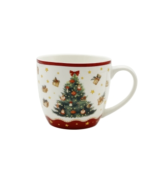 Kubek 460 ml "w koszyczku" CHRISTMAS TREE 3