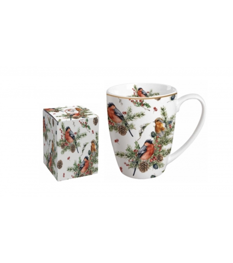 Kubek classic CHRISTMAS BIRDS