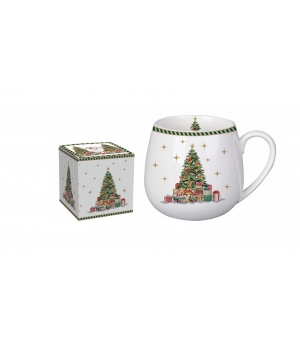 Kubek baryłka 430 ml CHRISTMAS TREE