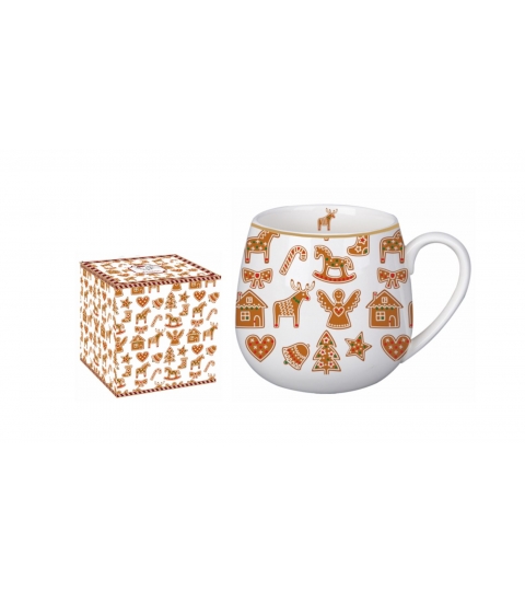 Kubek baryłka GINGERBREAD WHITE