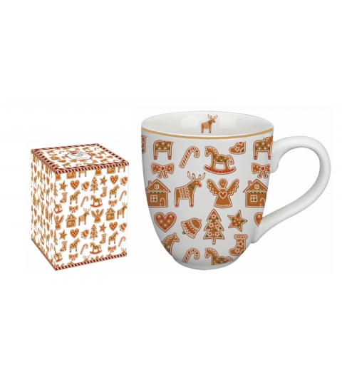 Kubek XXL GINGERBREAD WHITE