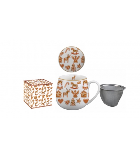 Zaparzacz baryłka GINGERBREAD WHITE