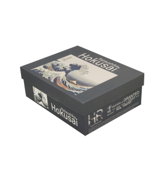 2 filiżanki espresso ze spodkami THE GREAT WAVE inspired by HOKUSAI