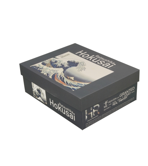 2 filiżanki espresso ze spodkami THE GREAT WAVE inspired by HOKUSAI