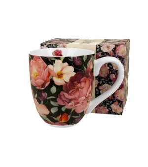 Kubek XXL SPRING ROSES BLACK