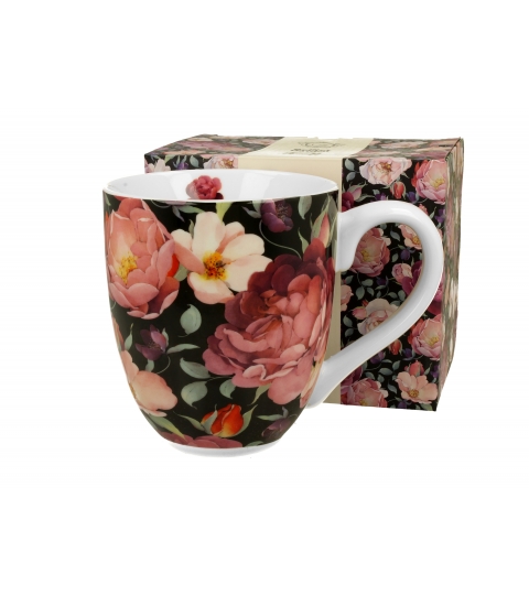Kubek XXL SPRING ROSES BLACK