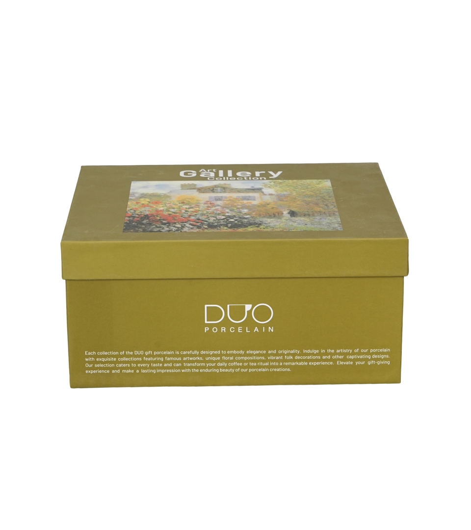 2 filiżanki ze spodkami THE GARDEN AT ARGENTEUIL inspired by Monet