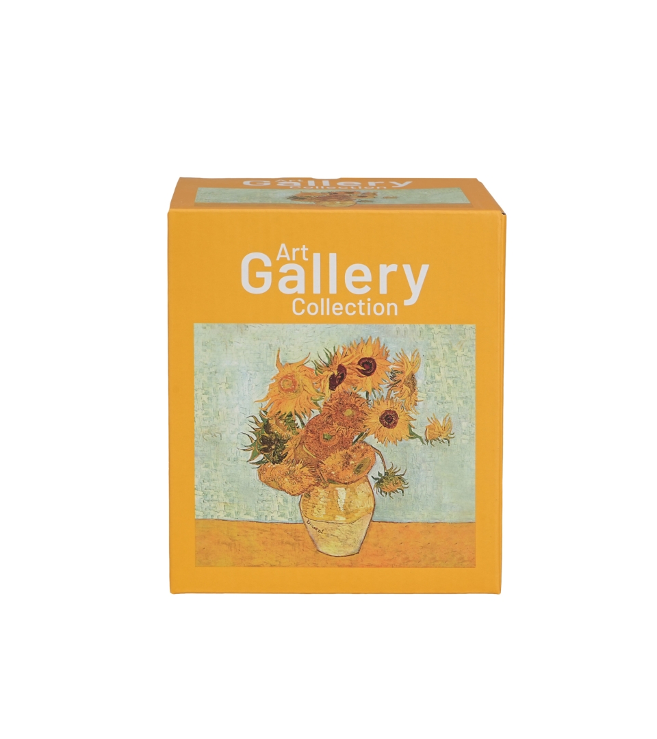 Kubek kwadratowy SUNFLOWERS inspired by Van Gogh