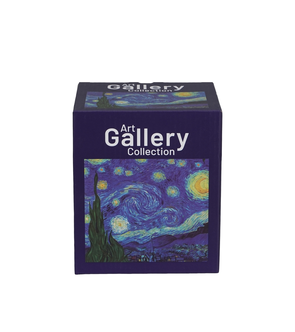 Kubek kwadratowy STARRY NIGHT inspired by Van Gogh