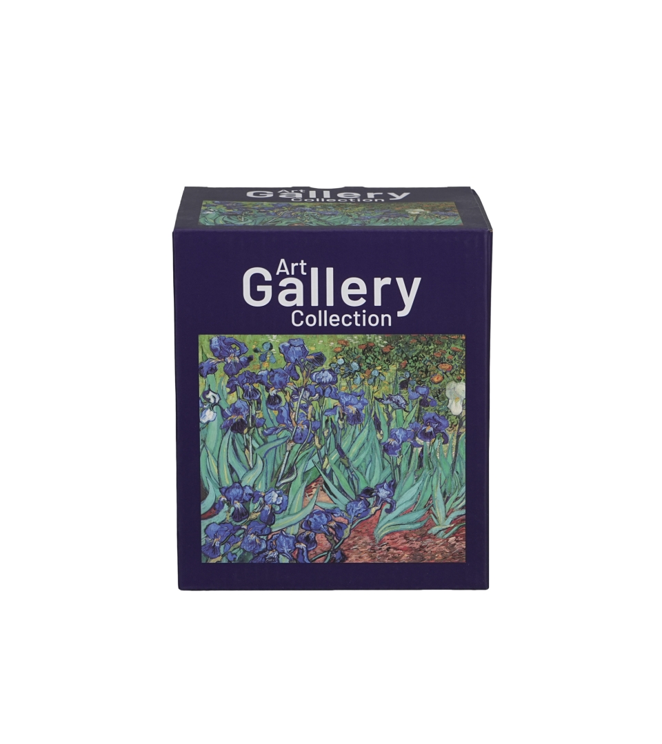 Kubek kwadratowy IRISES inspired by Van Gogh