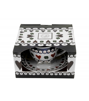 Filiżanka ze spodkiem INDIGO 3