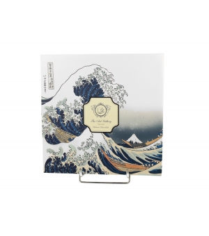 Komplet 2 talerze deserowe THE GREAT WAVE inspired by K. Hokusai
