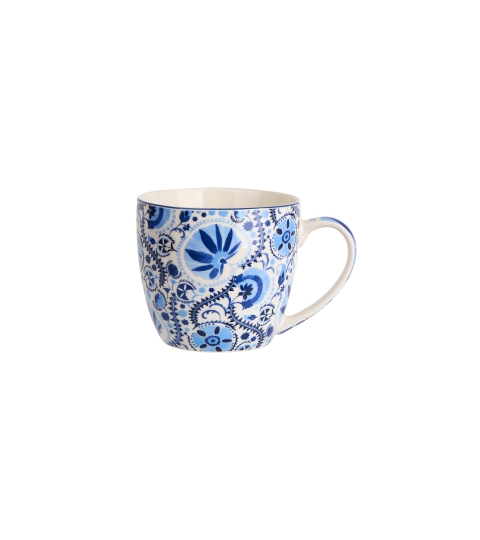 Kubek 460 ml w "koszyczku" NARESH BLUE