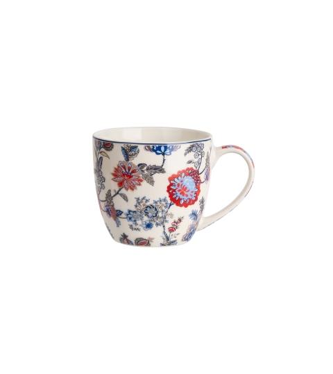 Kubek 460 ml w "koszyczku" SAHAT WHITE