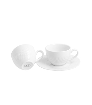2 filiżanki espresso ze spodkami DIAMOND