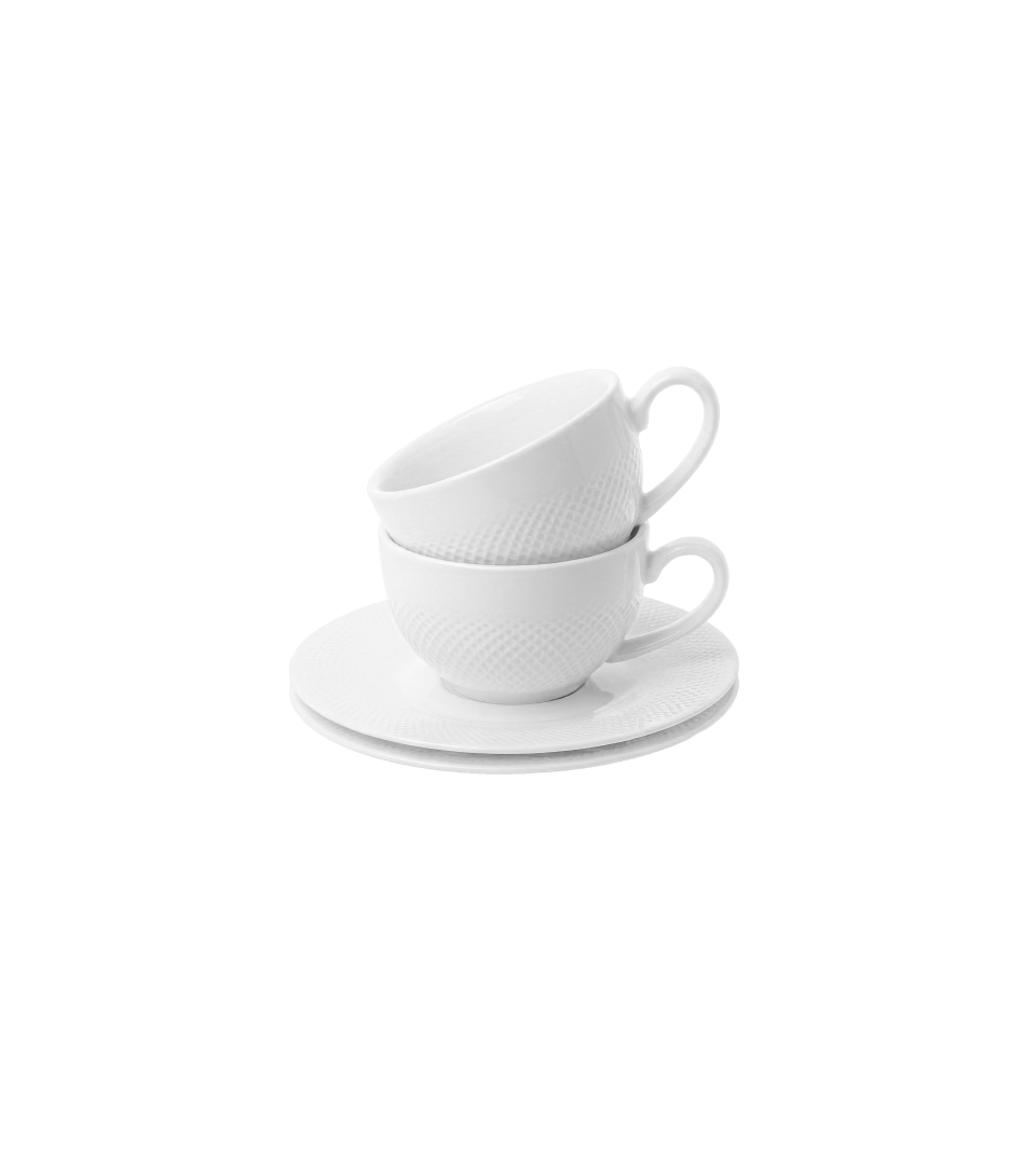 2 filiżanki espresso ze spodkami DIAMOND