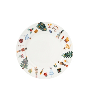 Komplet 2 talerze deserowe CHRISTMAS NUTCRACKER