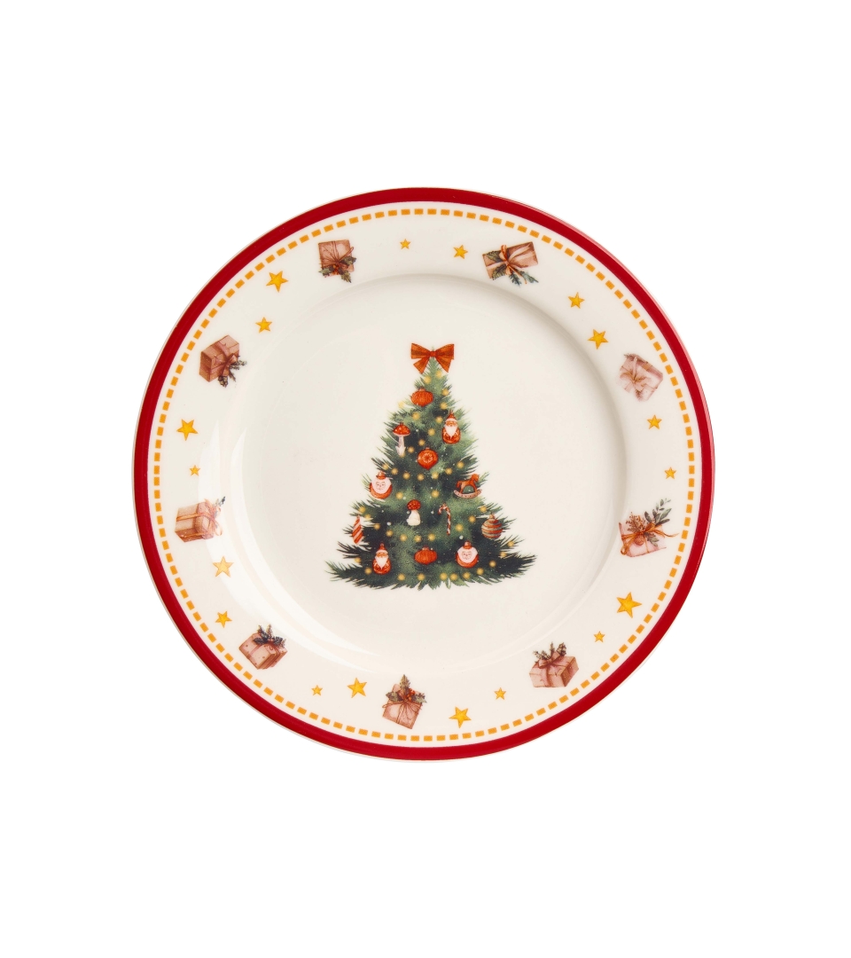 Komplet 2 talerze deserowe CHRISTMAS TREE 3