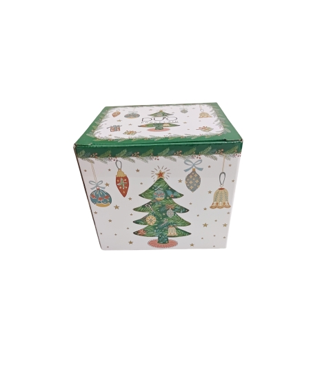Kubek z kokardką na złotej rączce AROUND CHRISTMAS TREE