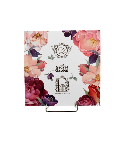 Komplet 2 talerze deserowe SPRING ROSES WHITE