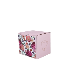 Kubek na stopce SPRING ROSES WHITE