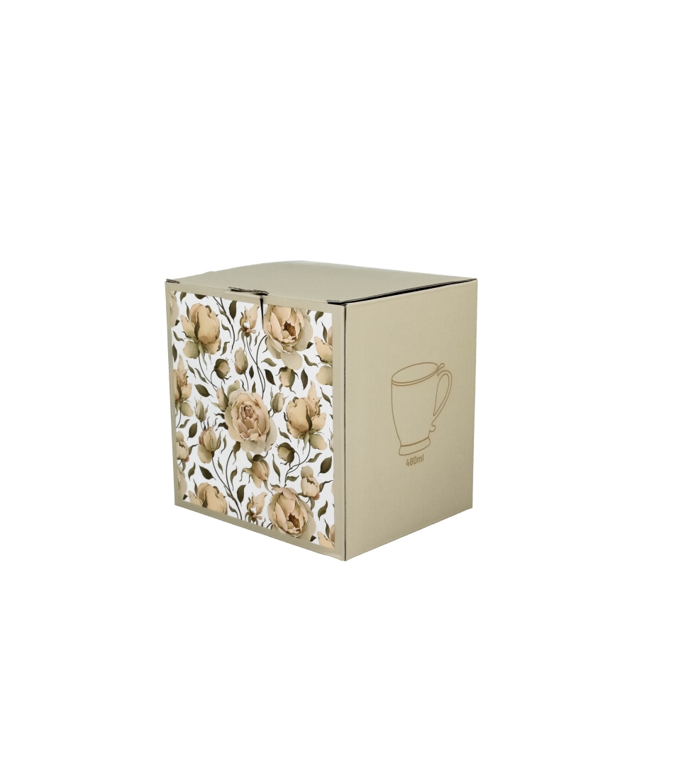 Zaparzacz na stopce ENGLISH ROSES WHITE