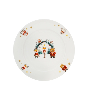 Komplet 2 talerze deserowe CHRISTMAS CUTIES 2