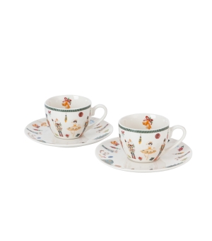 2 filiżanki espresso ze spodkami CHRISTMAS NUTCRACKER