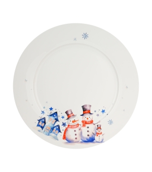Talerz duży SNOWMAN