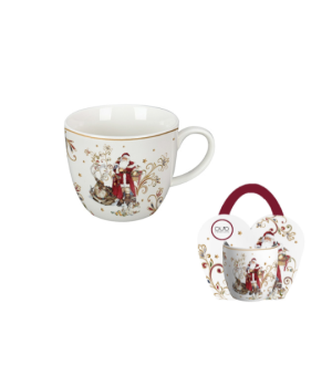 Kubek 460 ml "w koszyczku" SANTA
