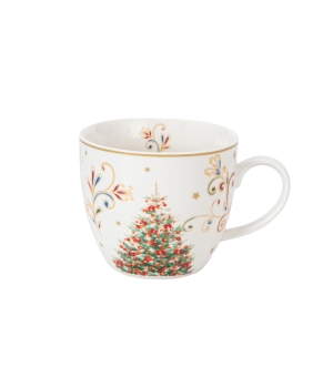 Kubek 460 ml "w koszyczku" CHRISTMAS MAGIC