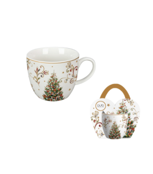Kubek 460 ml "w koszyczku" CHRISTMAS MAGIC