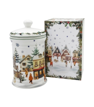 Pojemnik na ciastka CHRISTMAS VILLAGE