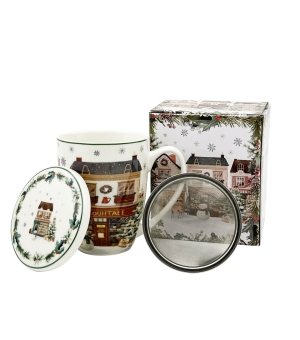 Kubek z zaparzaczem CHRISTMAS CITY 2
