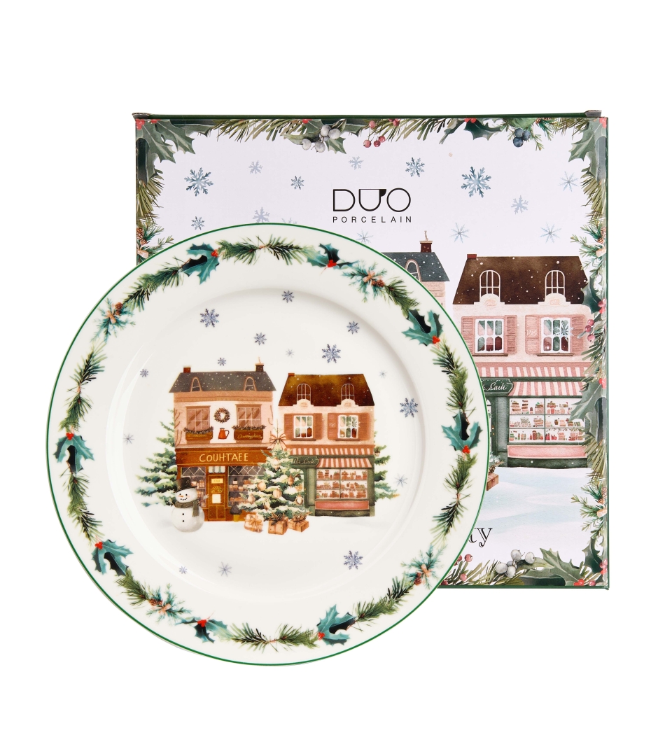 Talerz duży CHRISTMAS CITY 2