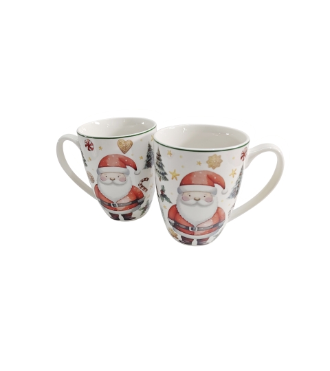 2 kubki classic SANTA CLAUS