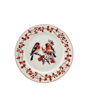 Talerz duży CHRISTMAS BIRDS 3