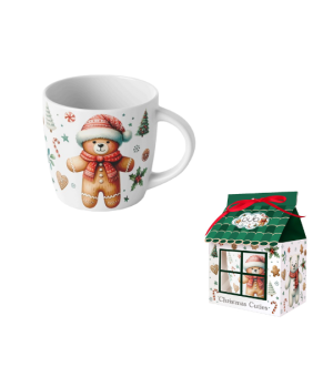 Kubek 400 ml w opakowaniu domek CHRISTMAS CUTIES