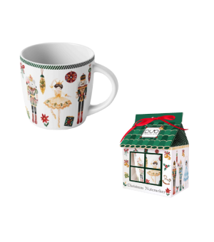 Kubek 400 ml w opakowaniu domek CHRISTMAS NUTCRACKER