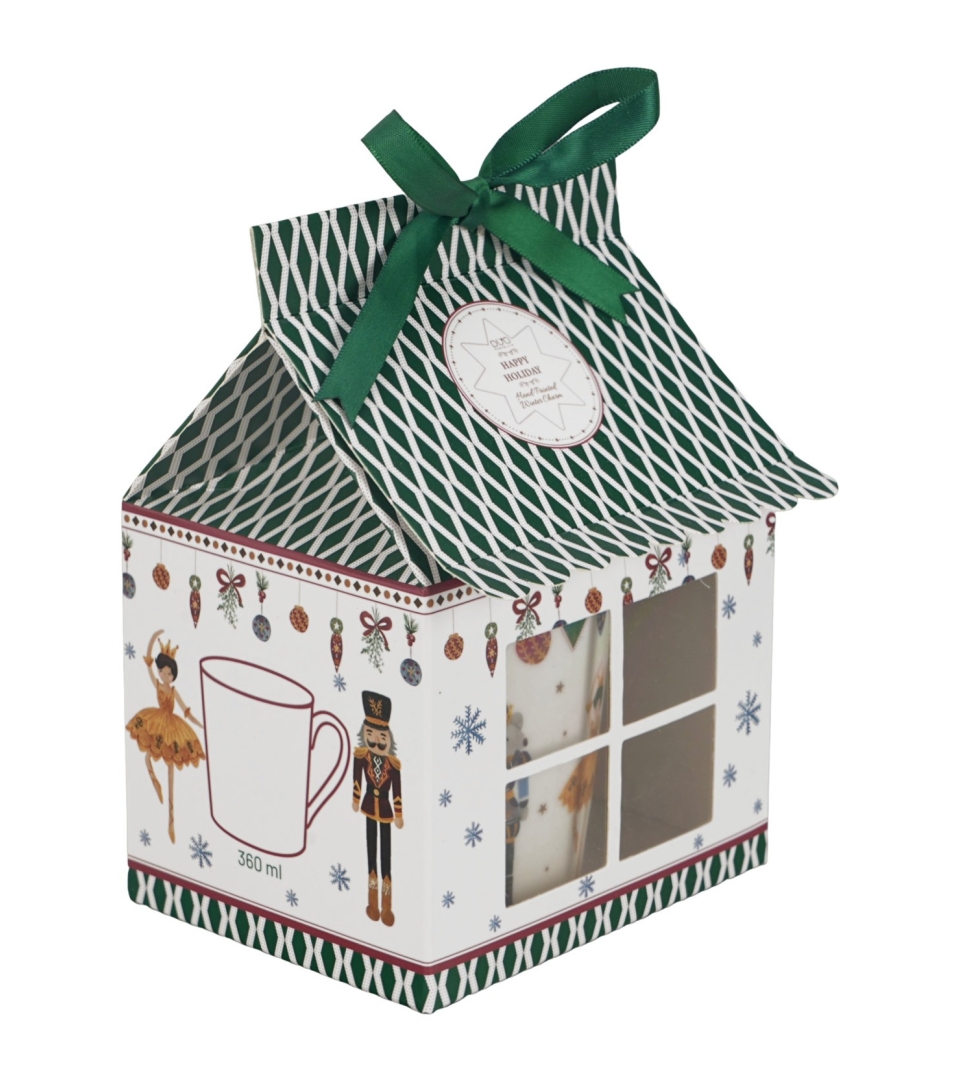 Kubek w opakowaniu domek NUTCRACKER